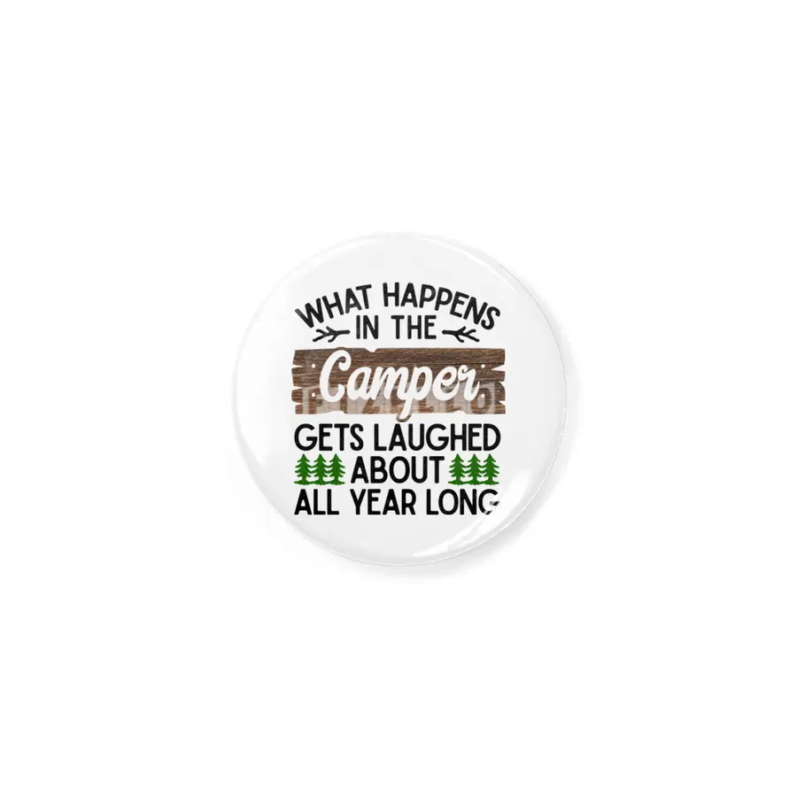 Camping Camper Vacation Motorhome Adventure Gift Rozet