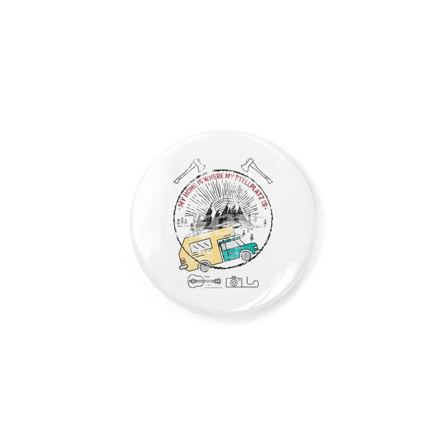 Camping Camper Vacation Motorhome Adventure Gift Rozet