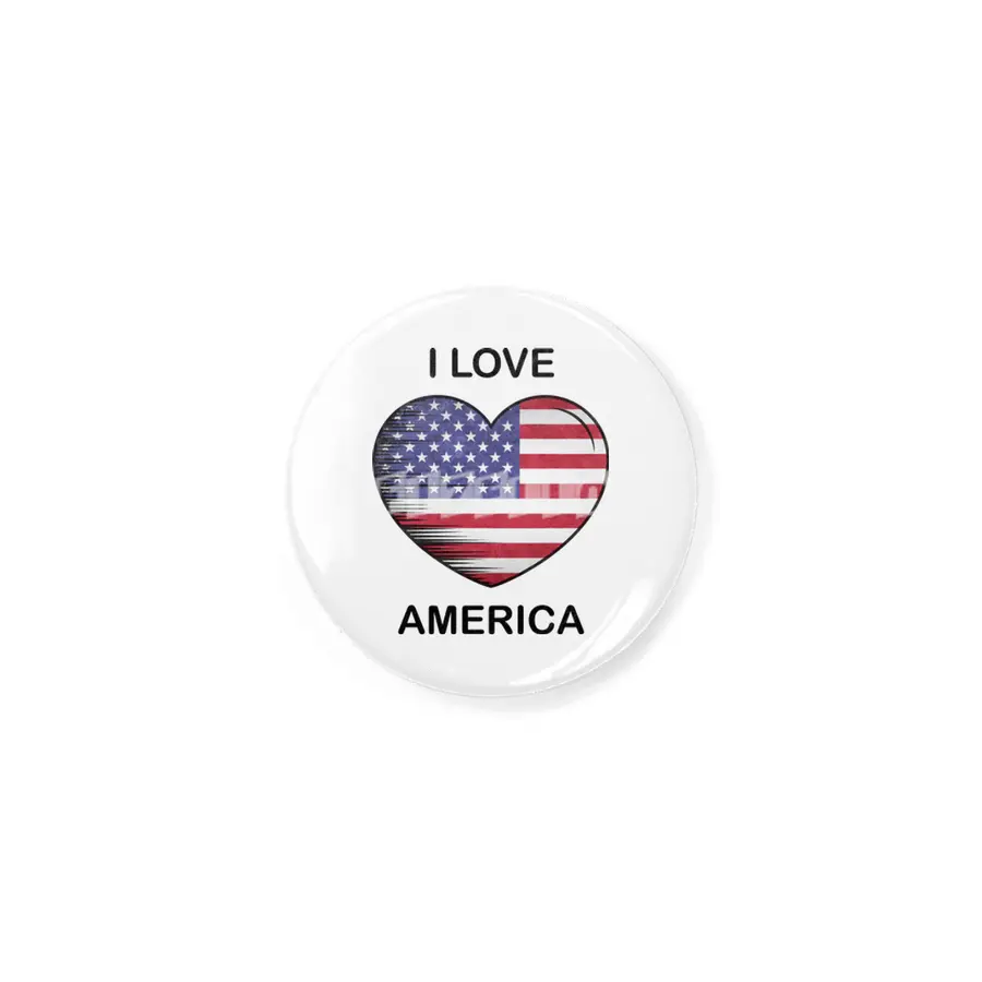 I Love America USA, My Home, My Country Rozet