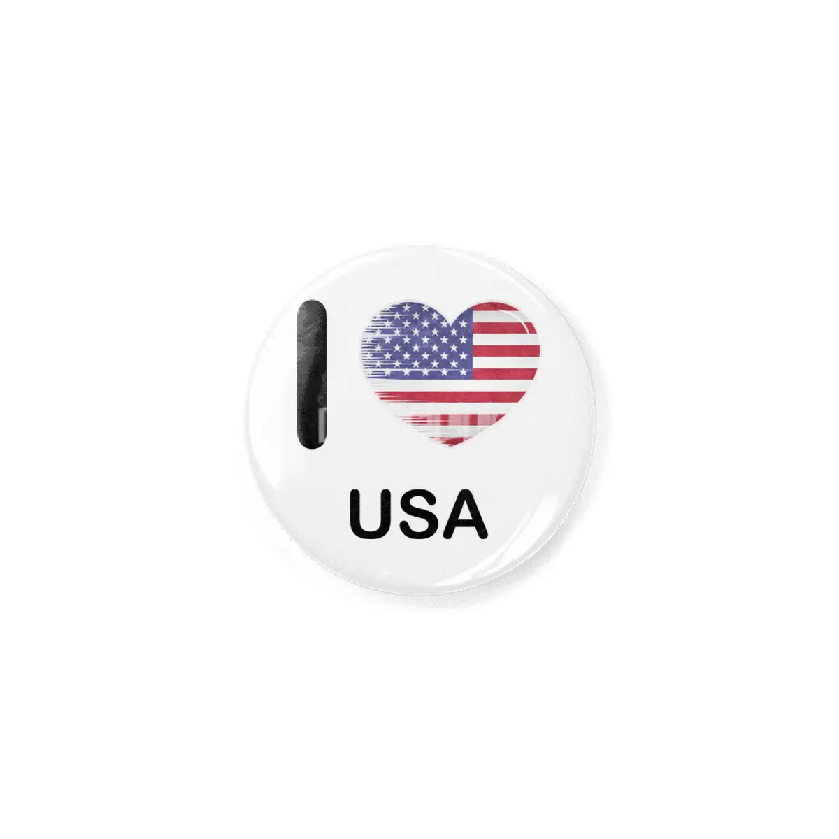 I Love America USA, My Home, My Country Rozet