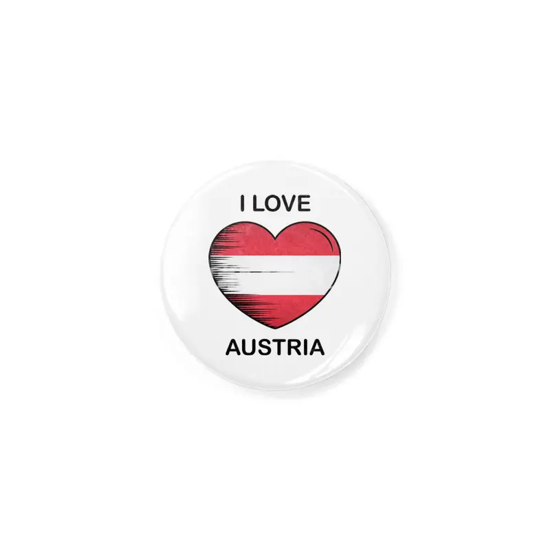 I Love Austria, My Homeland, My Country Rozet
