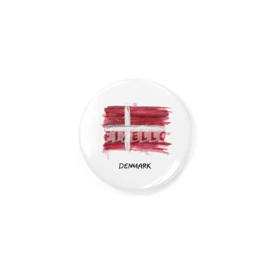I Love Denmark, My Home, My Country Rozet