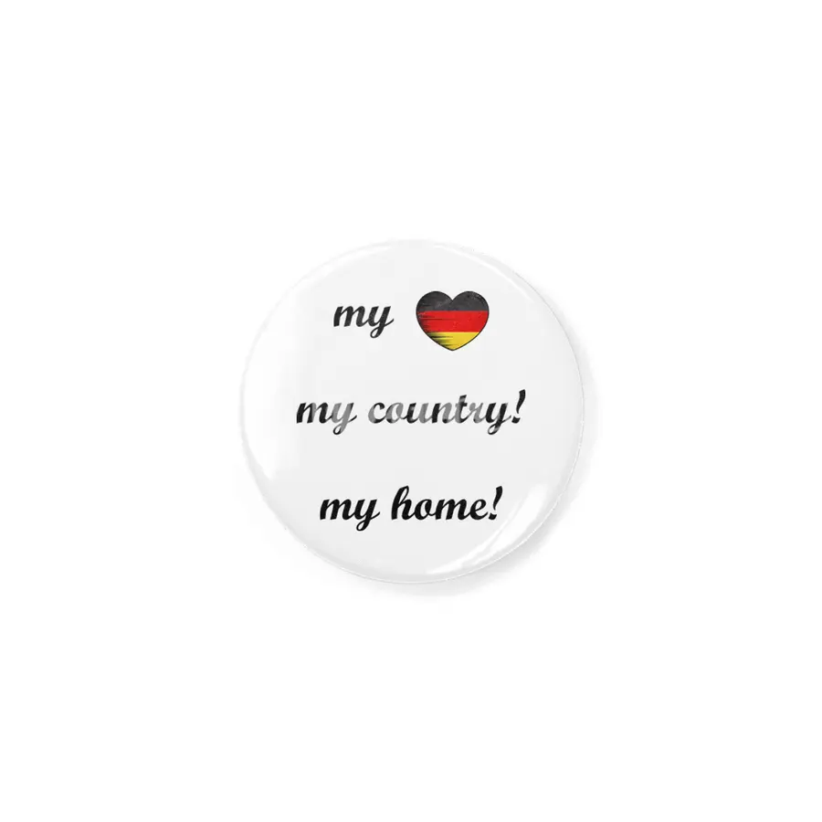 I Love Germany, My Home, My Country Rozet