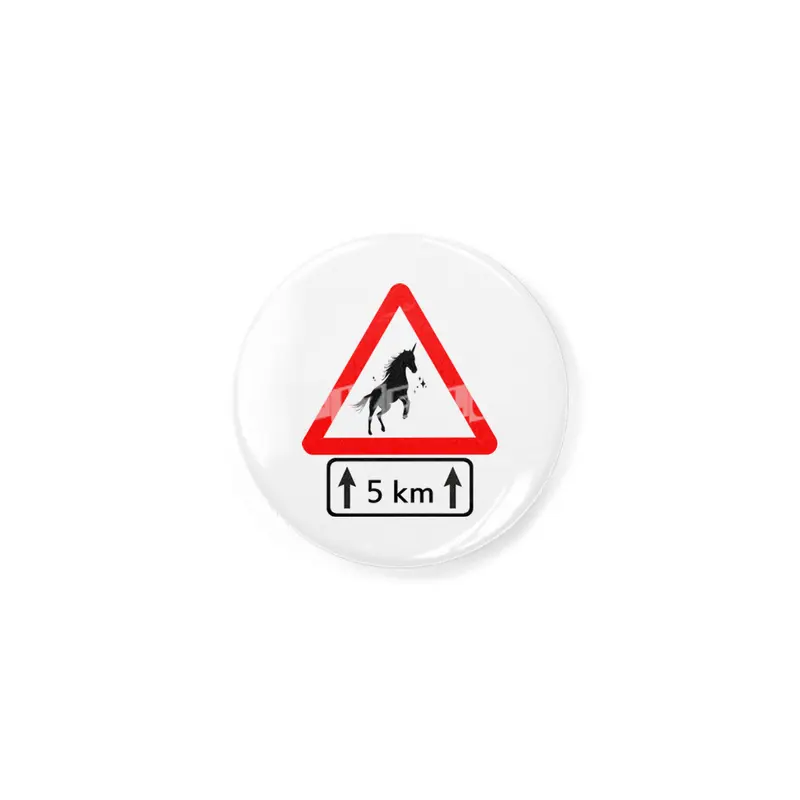 Funny Beautiful Unicorn Road Sign Shirt Rozet