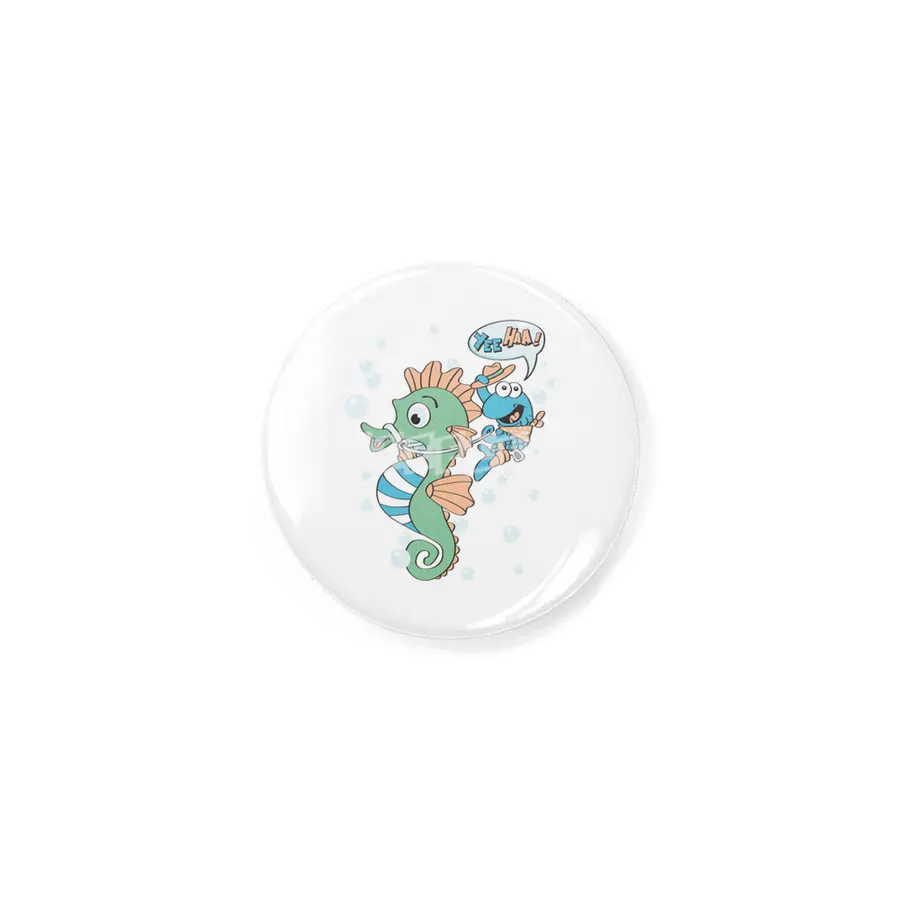 Funny Seahorse Kids Gift Birthday Rozet