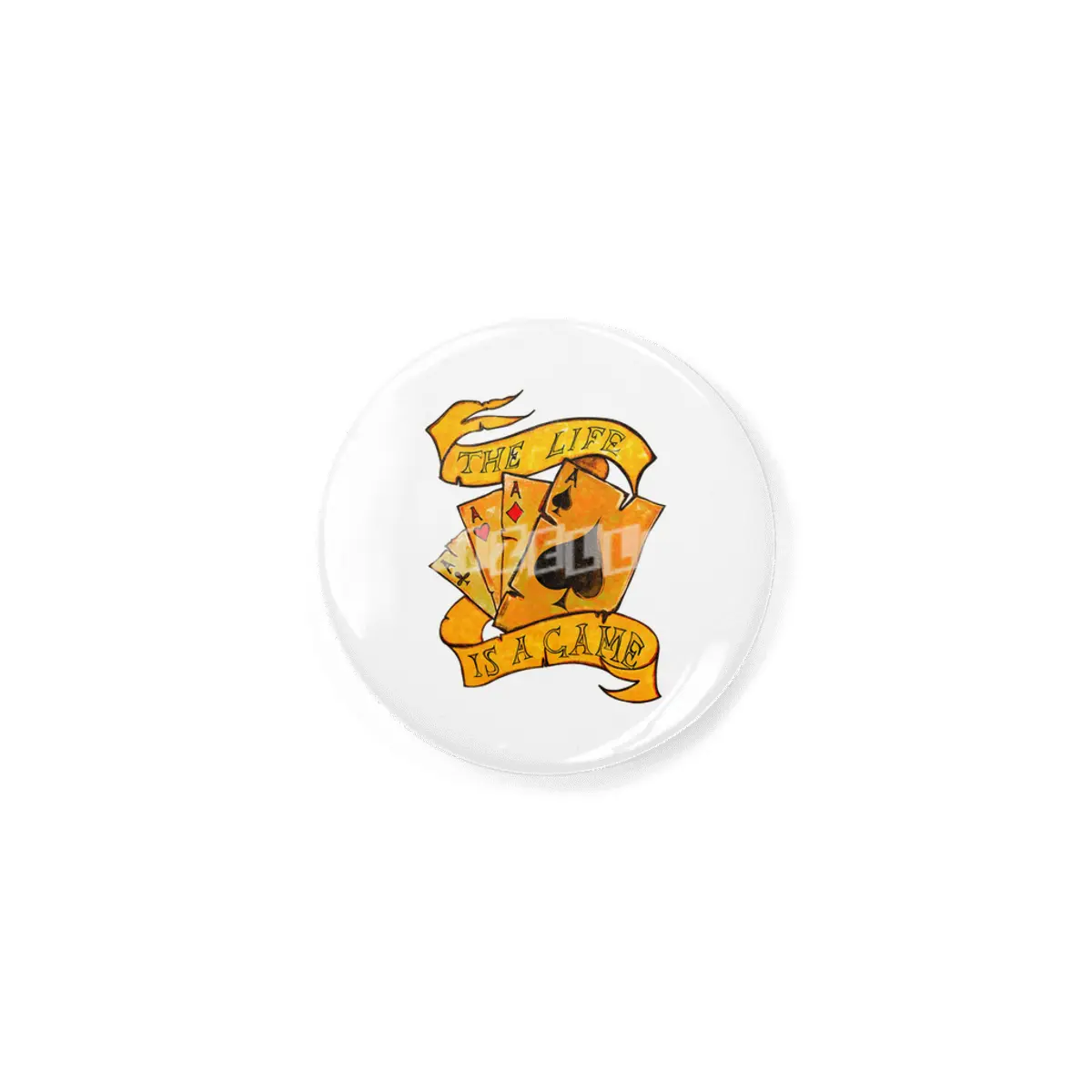 Poker Pik Ass Las Vegas Card Game Gift Rozet