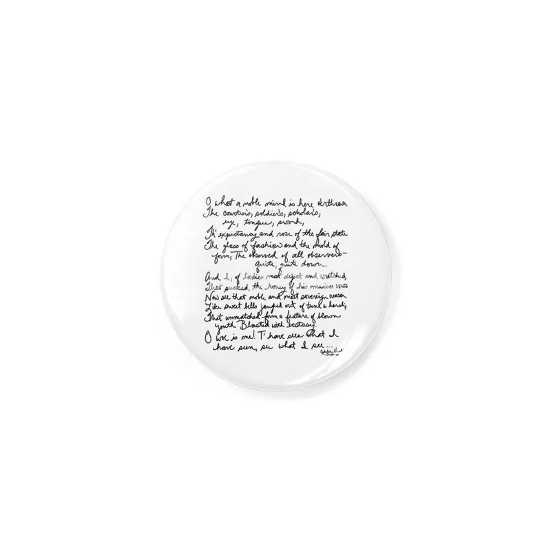 Shakespeare - Hamlet - Ophelia - O what a noble mind Rozet
