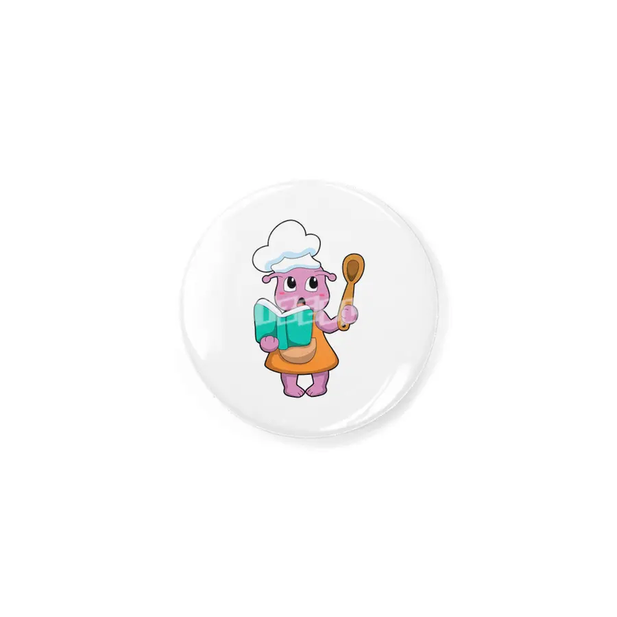 Alien as Cook with Cookbook Rozet