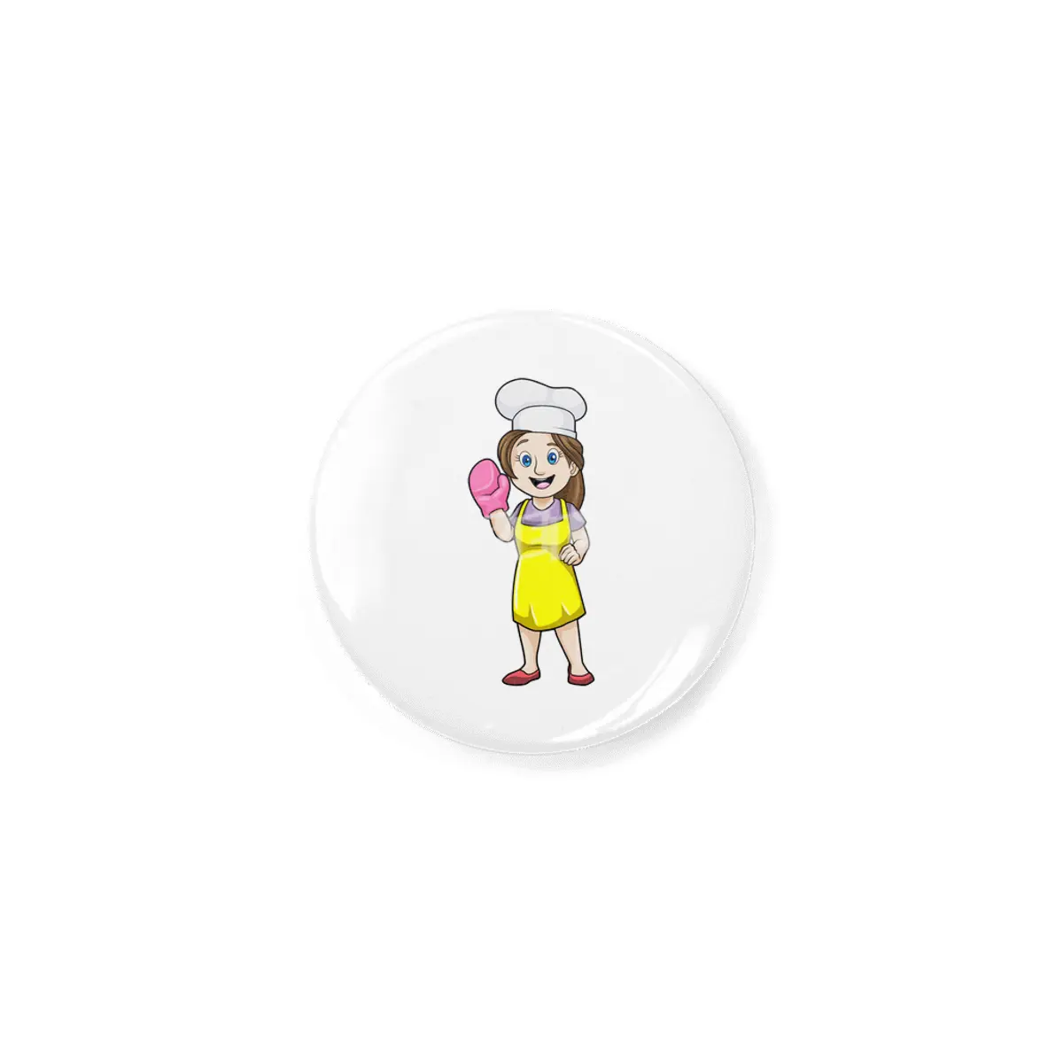 Baker with Cooking apron & Oven gloves Rozet