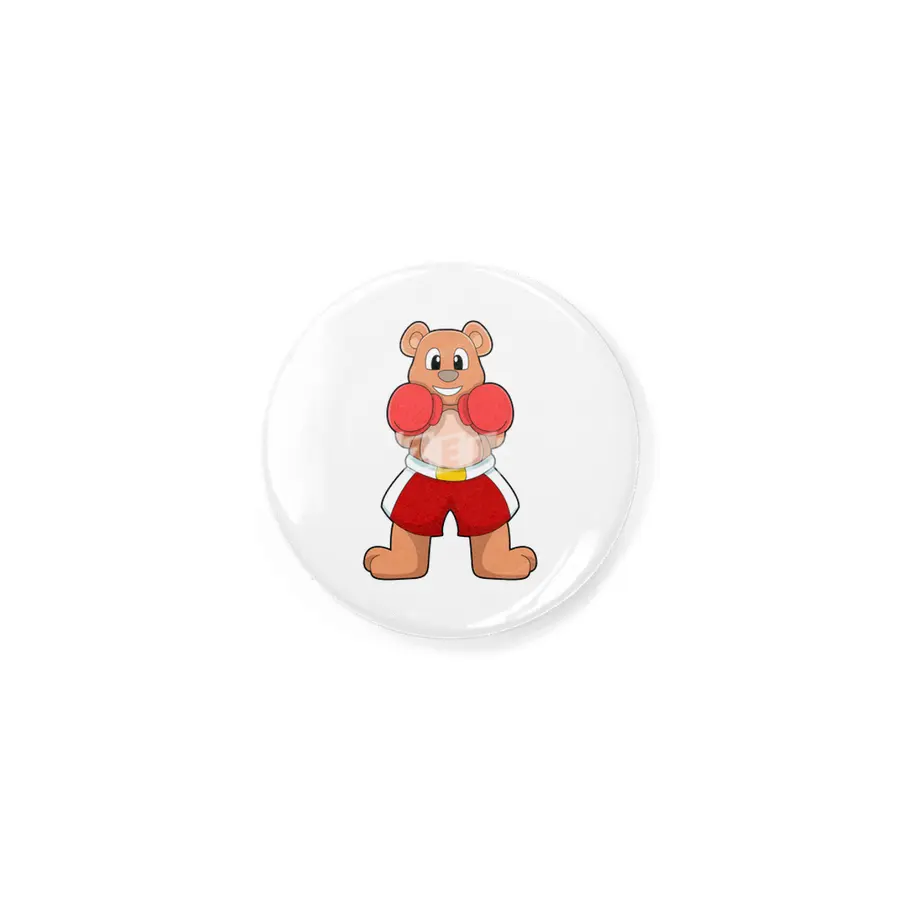 Bear as Boxer with Boxing gloves Rozet