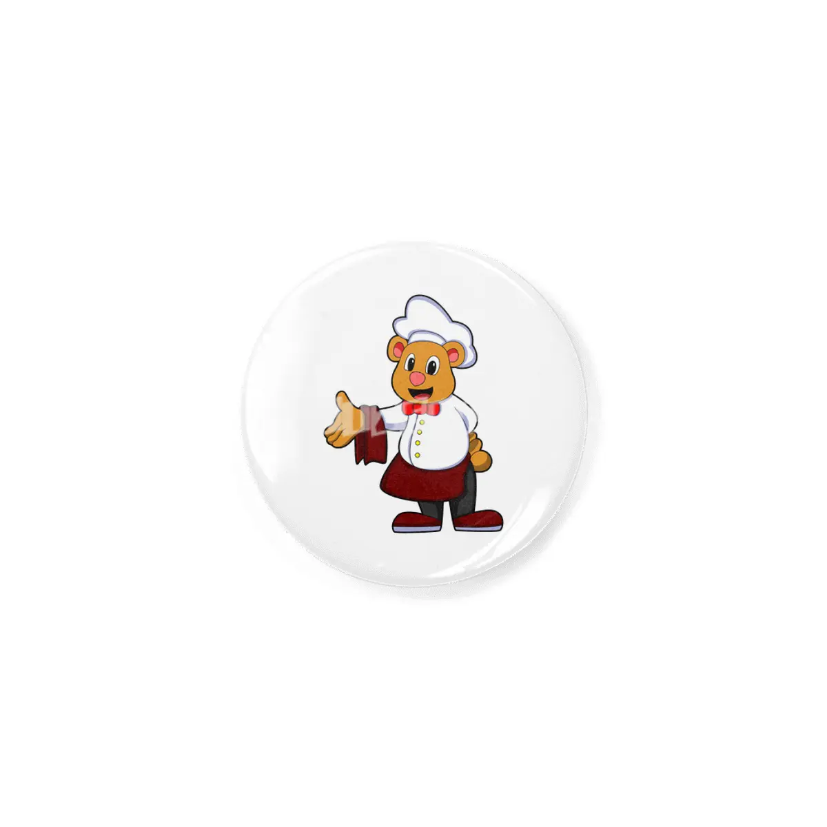 Bear as Cook with a Chef's hat Rozet