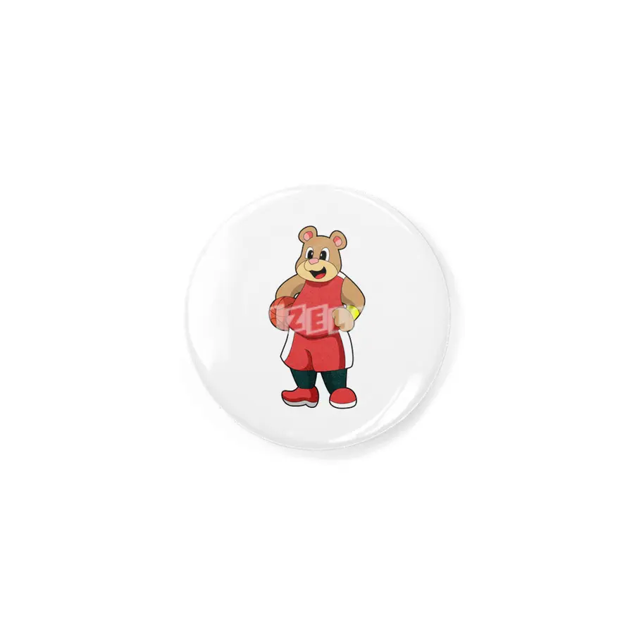 Bear at Basketball Sports Rozet