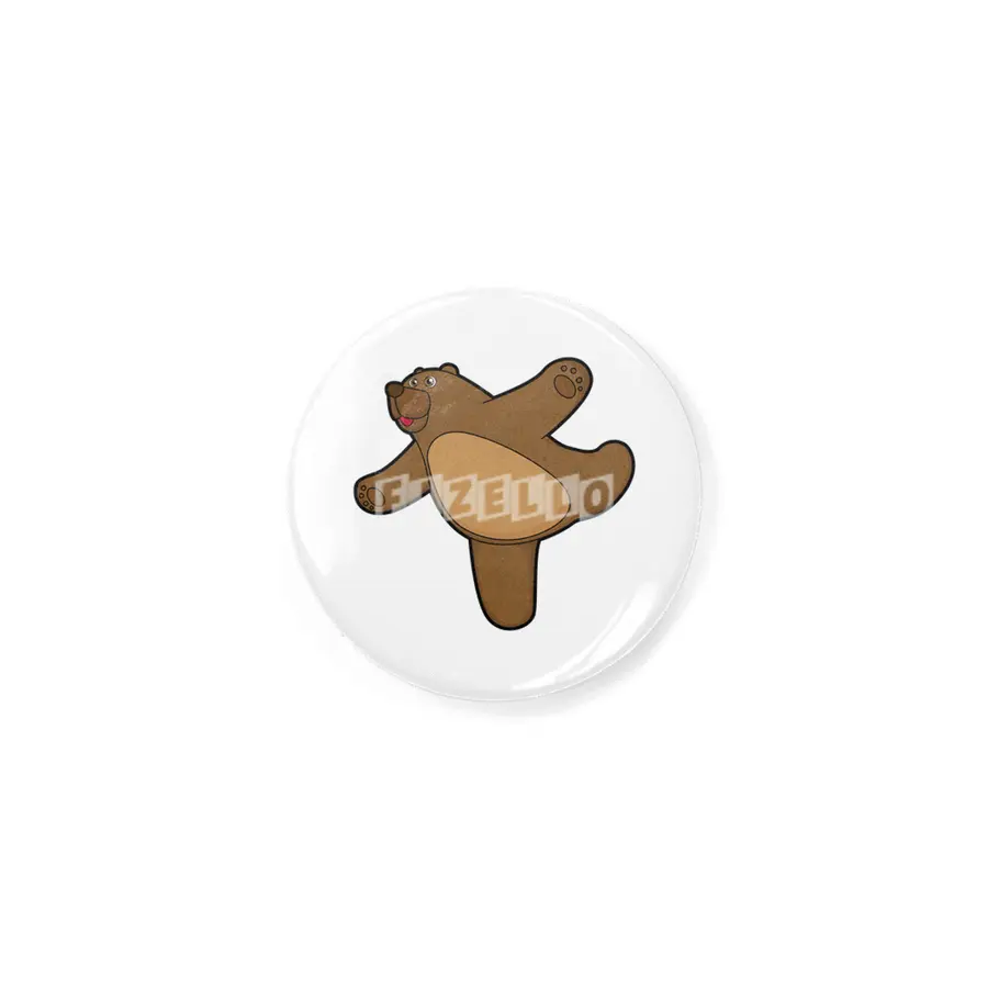 Bear at Yoga Stretching exercise Rozet