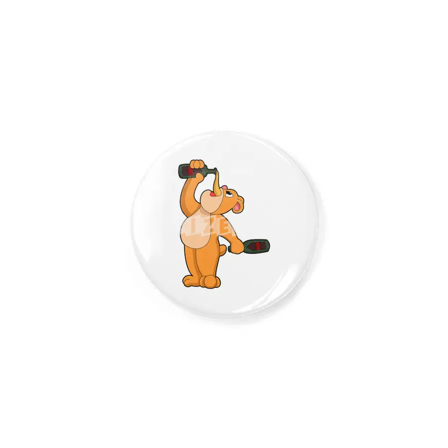 Bear with Bottle of Beer Rozet