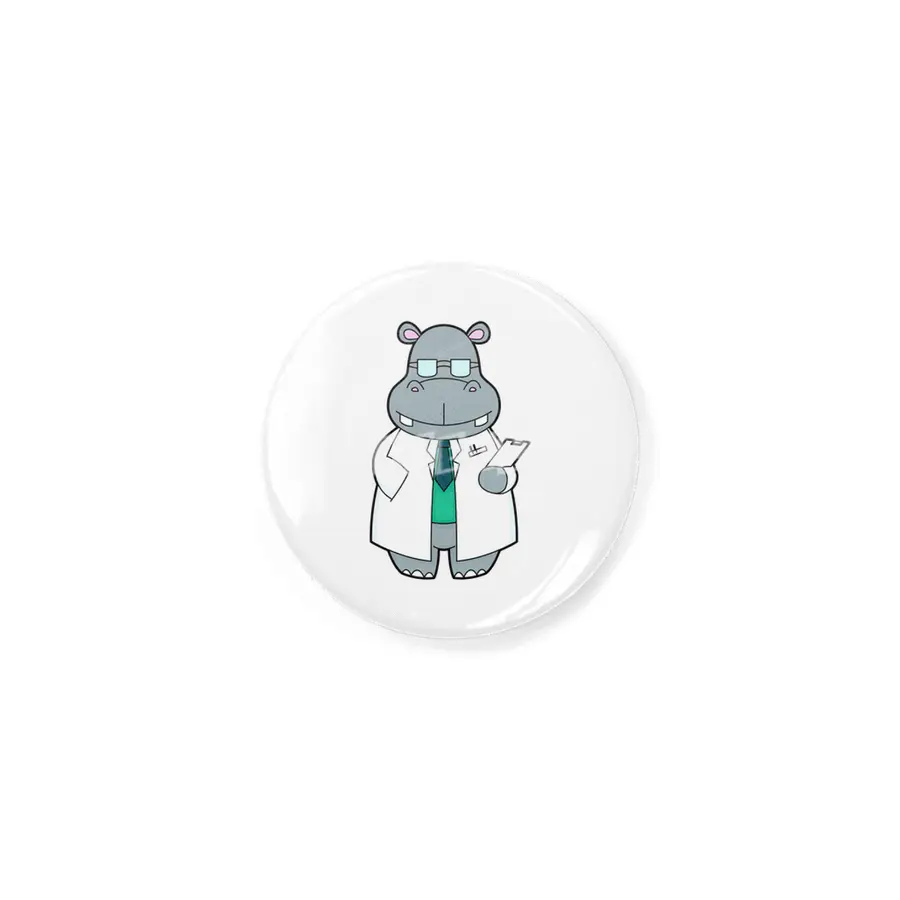 Hippo as Doctor with Smock Rozet