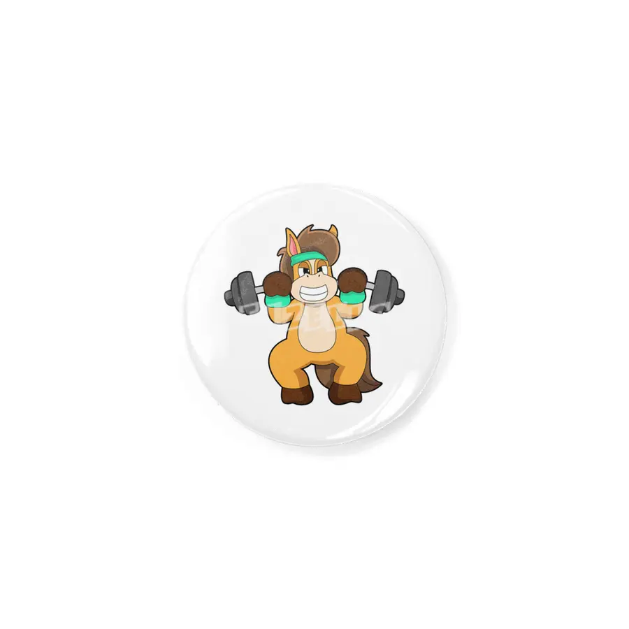 Horse as Bodybuilder with Barbell Rozet