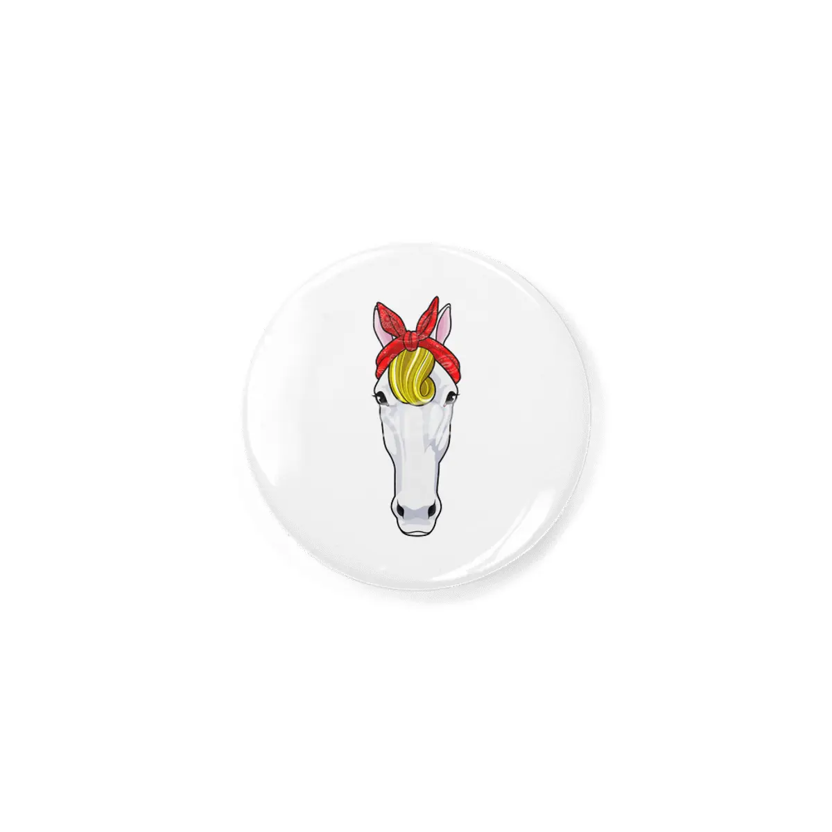Horse with Ribbon Rozet