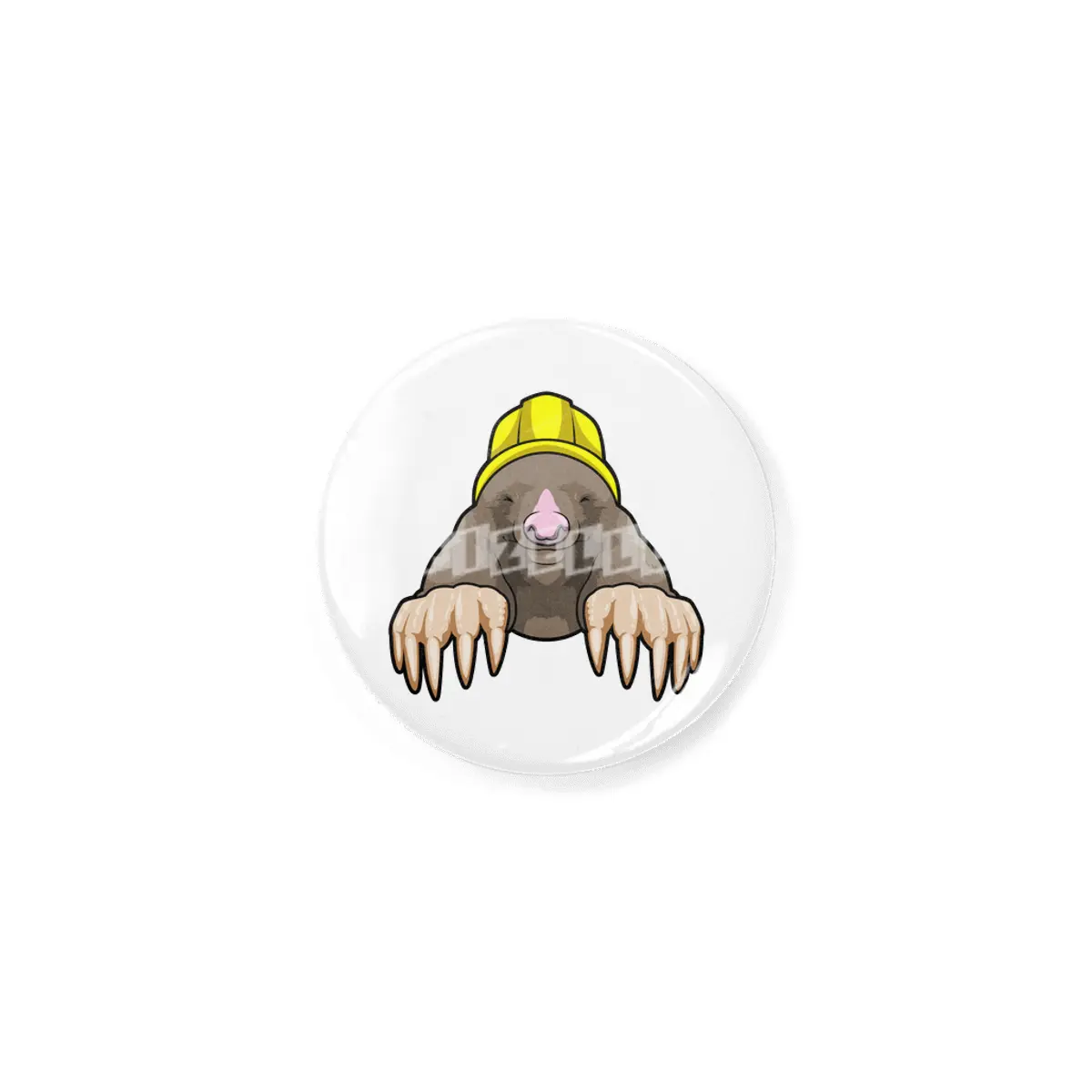 Mole as Miner with Helmet Rozet