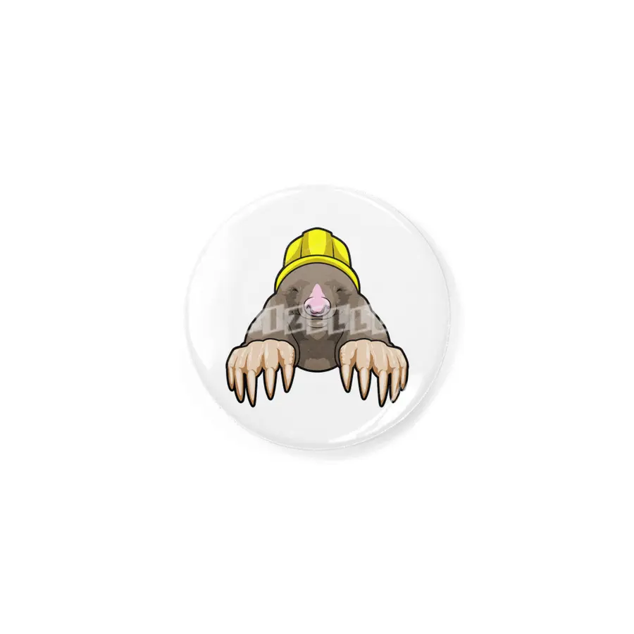 Mole as Miner with Helmet Rozet