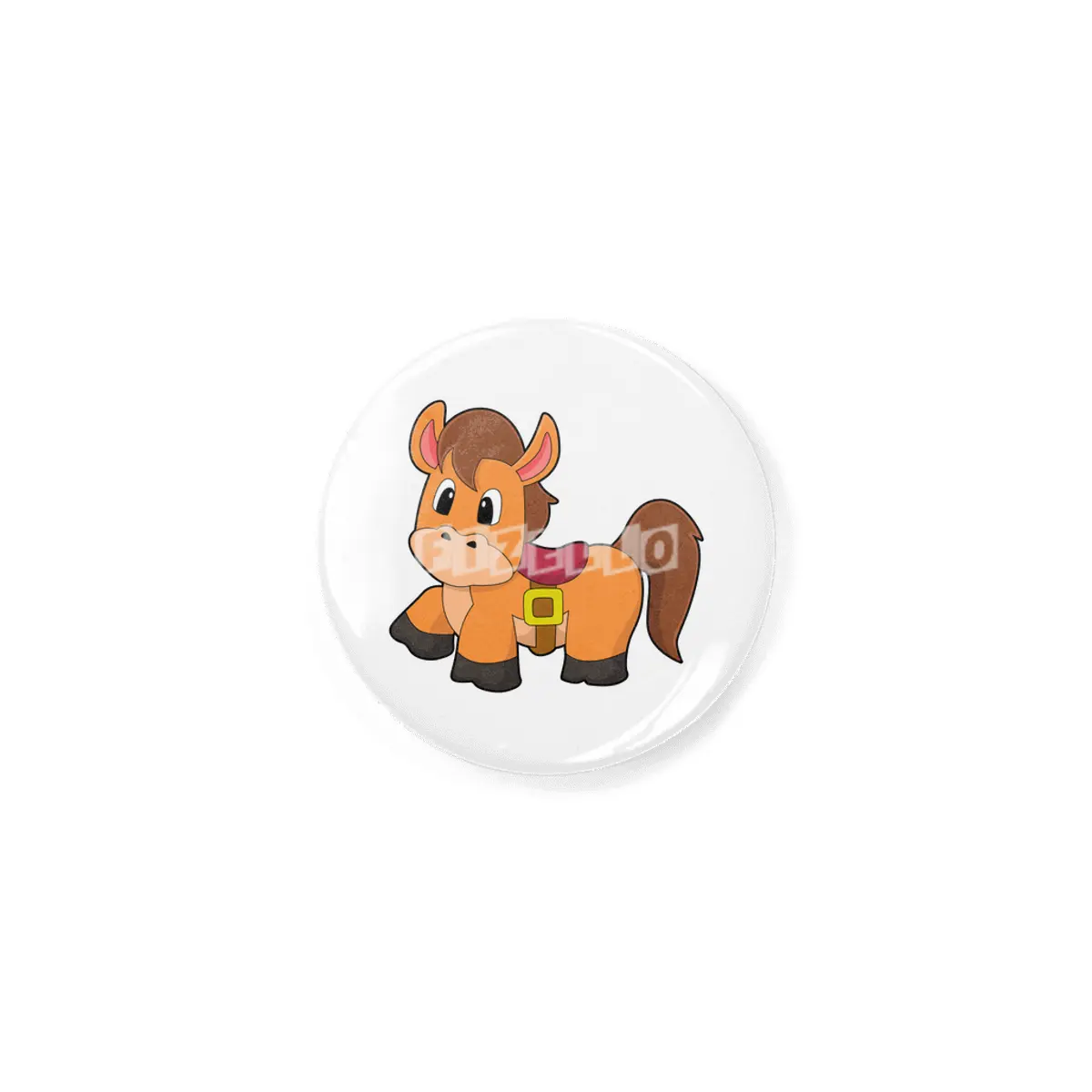 Horse with Saddle Rozet