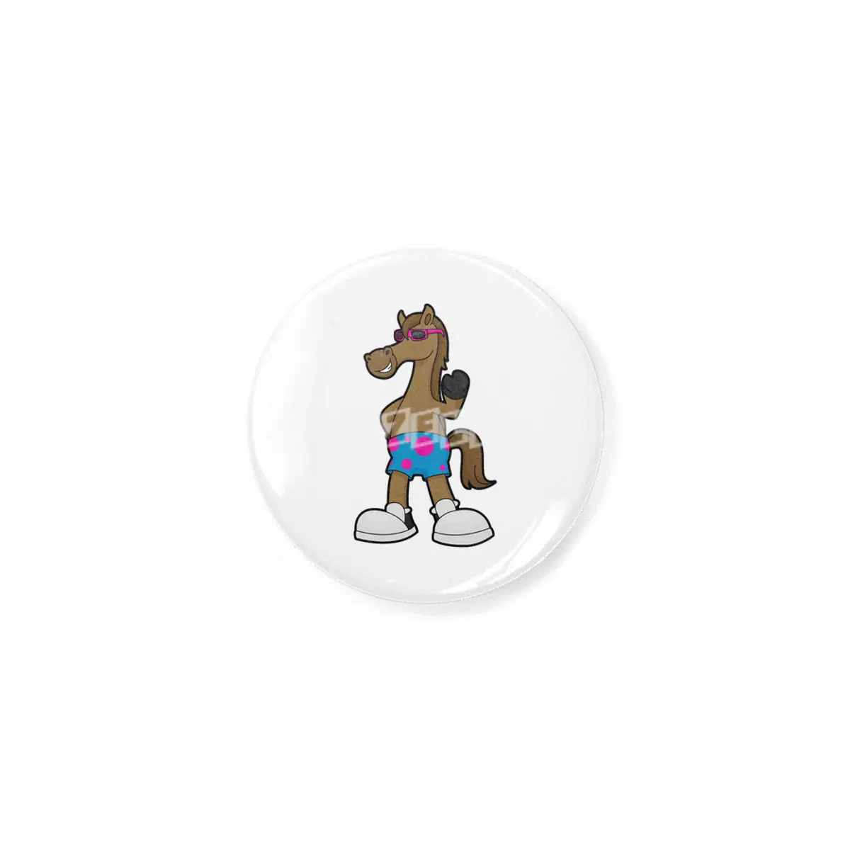 Horse with Sunglasses Rozet