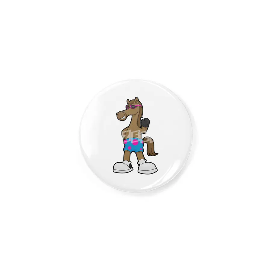 Horse with Sunglasses Rozet