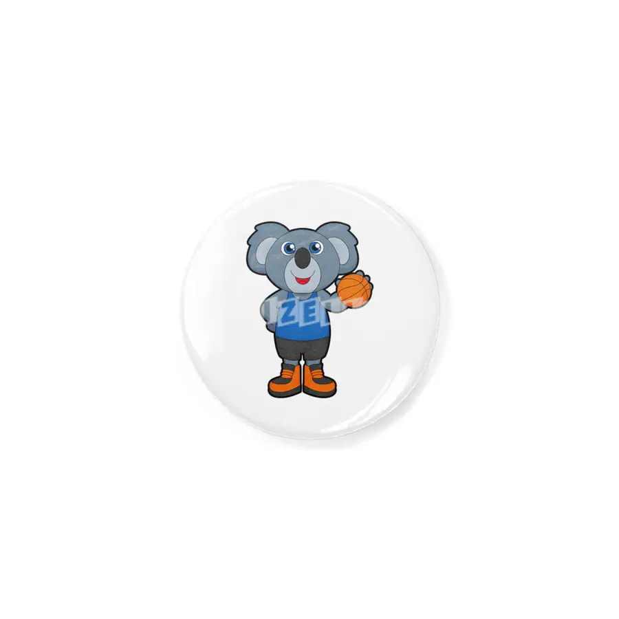 Koala as Basketball player with Basketball Rozet