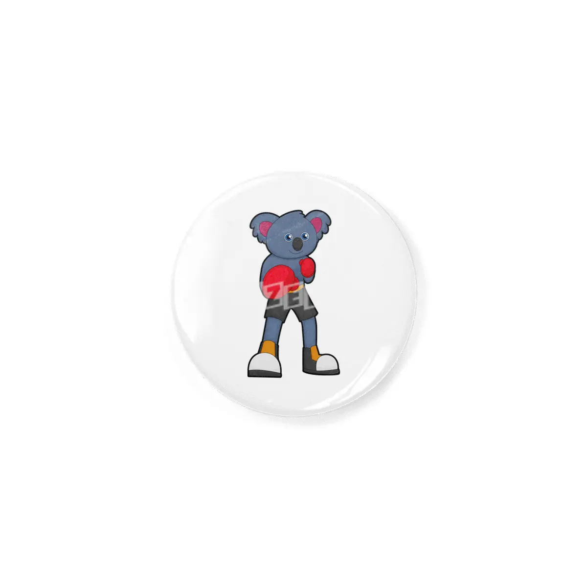 Koala at Boxing with Boxing gloves Rozet