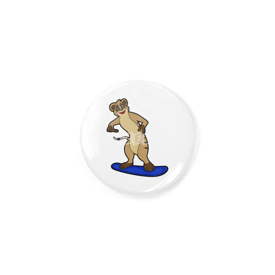 Meerkat as Snowboarder with Snowboard Rozet