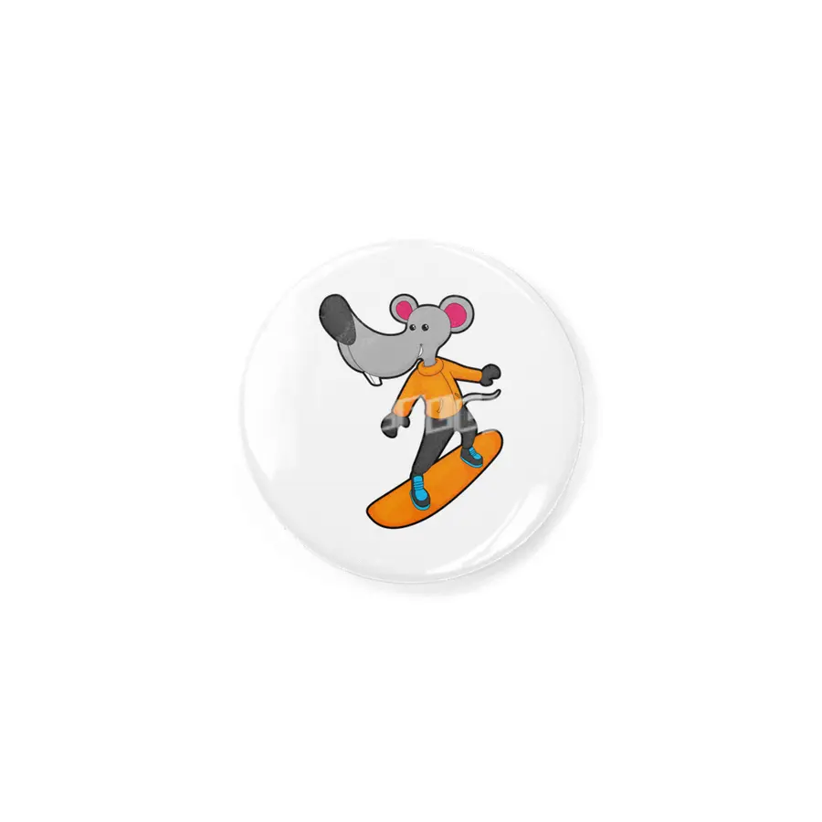 Mouse as Snowboarder with Snowboard Rozet