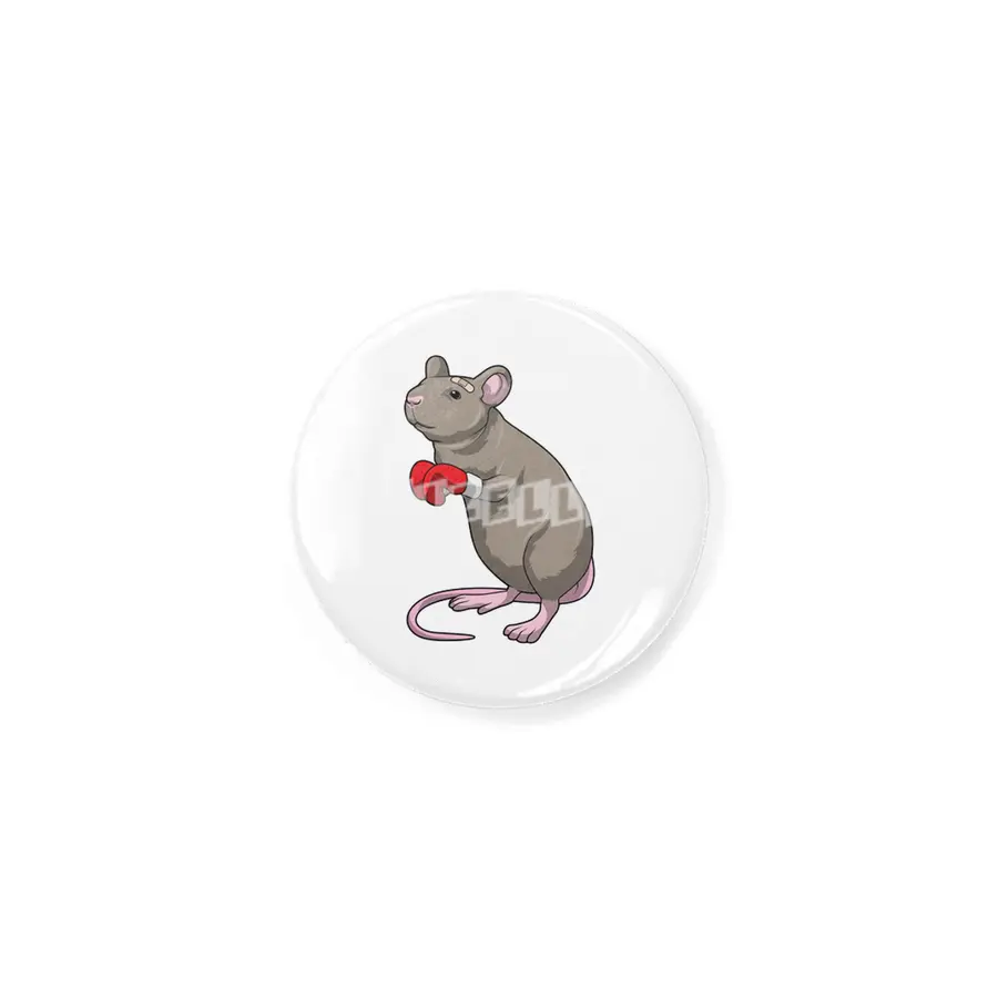 Mouse at Boxing with Boxing gloves Rozet