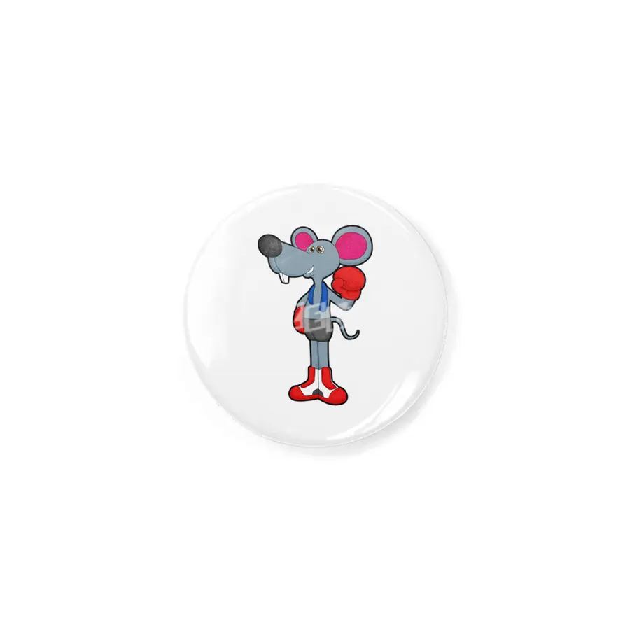 Mouse at Boxing with Boxing gloves Rozet