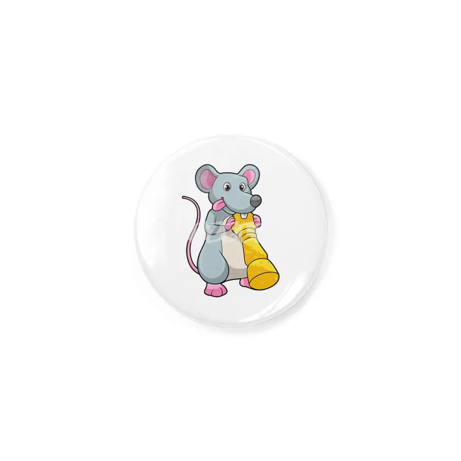 Mouse at Chess with Chess piece Pawn Rozet