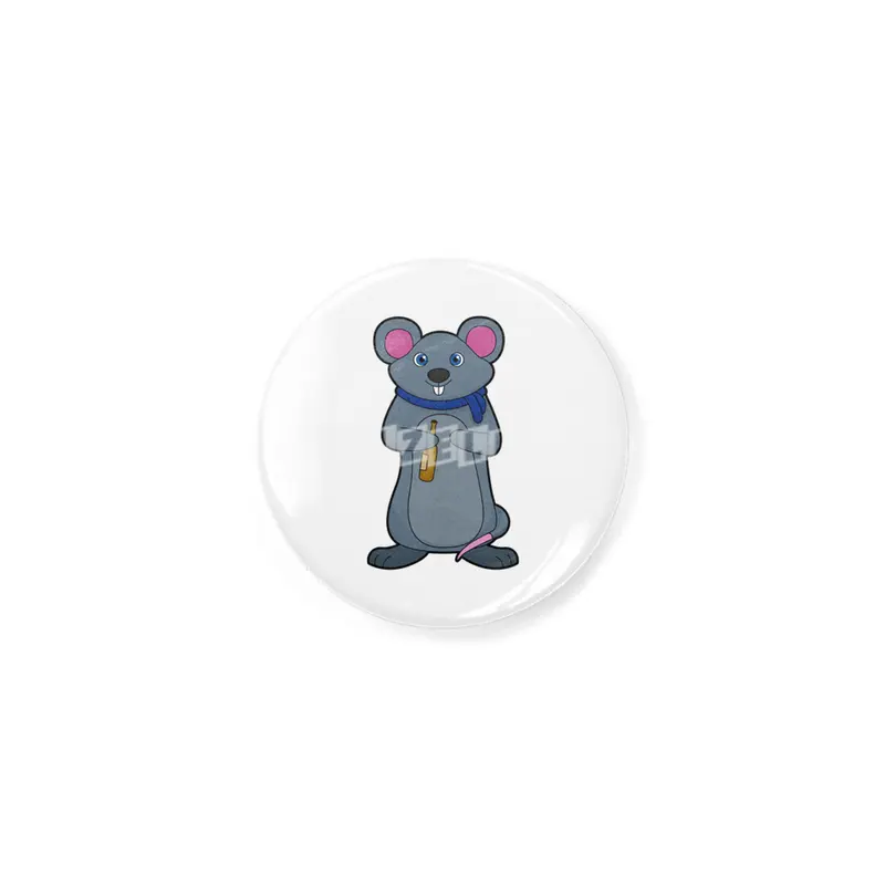 Mouse with Beer bottle Rozet