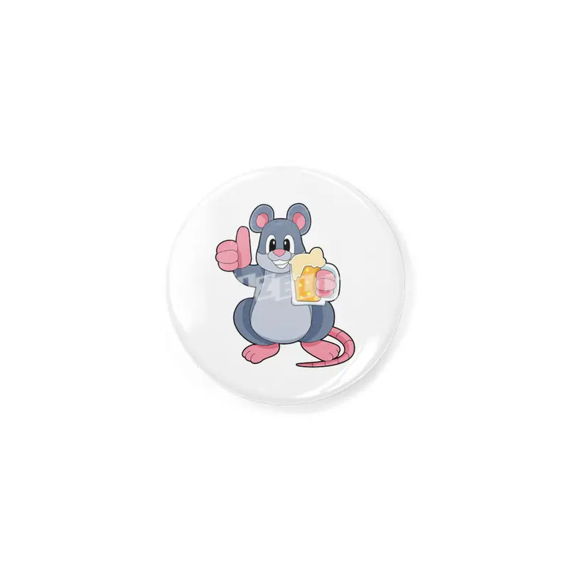 Mouse with Glass of Beer Rozet