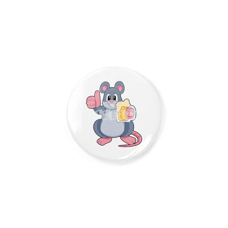 Mouse with Glass of Beer Rozet