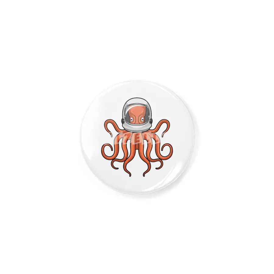 Octopus as Astronaut Rozet