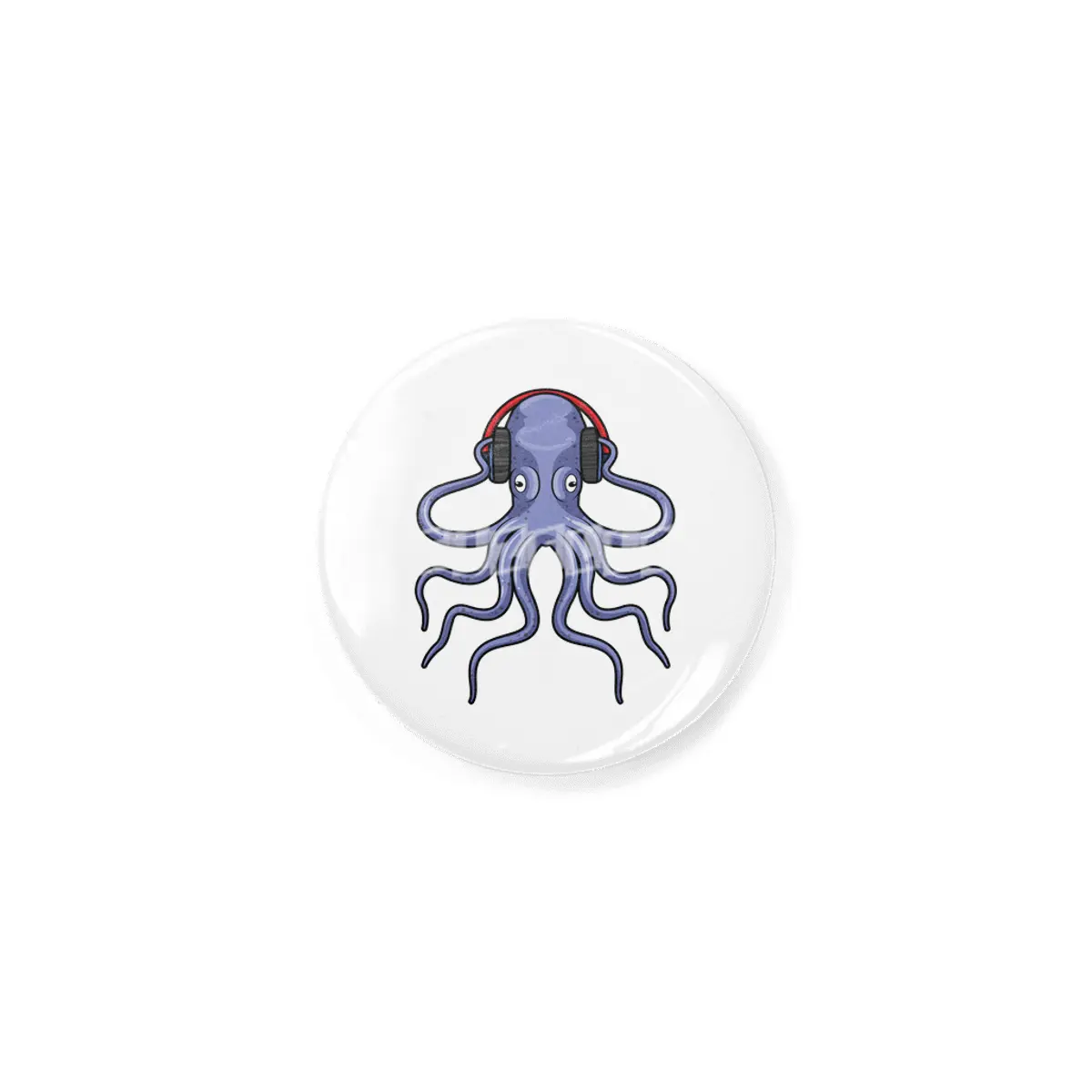 Octopus at Music with Headphone Rozet