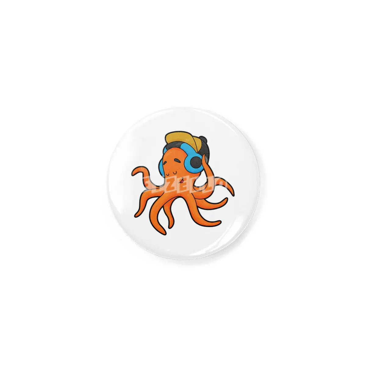 Octopus at Music with Headphone Rozet