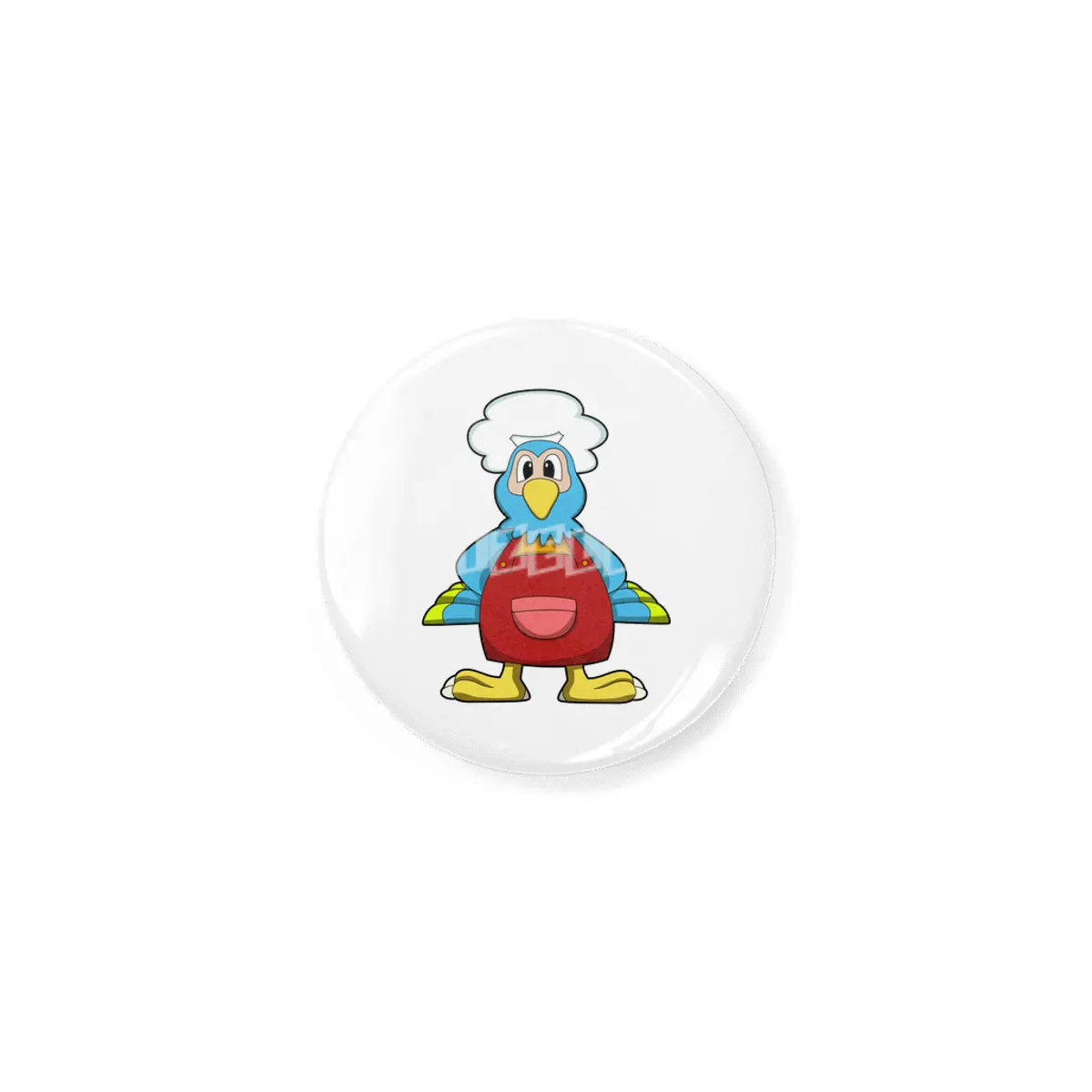 Parrot as Cook with Cooking apron Rozet
