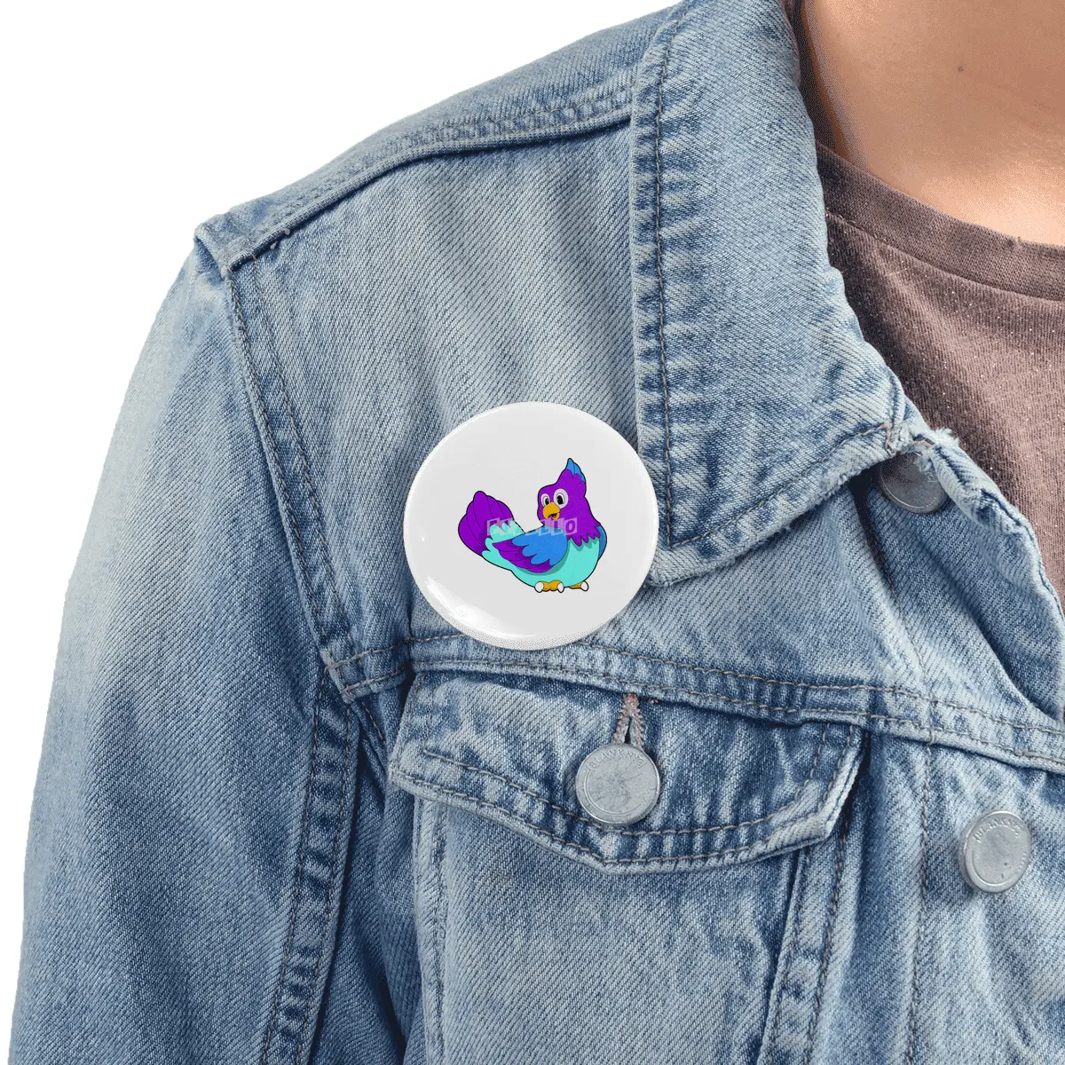 Parrot blue Rozet
