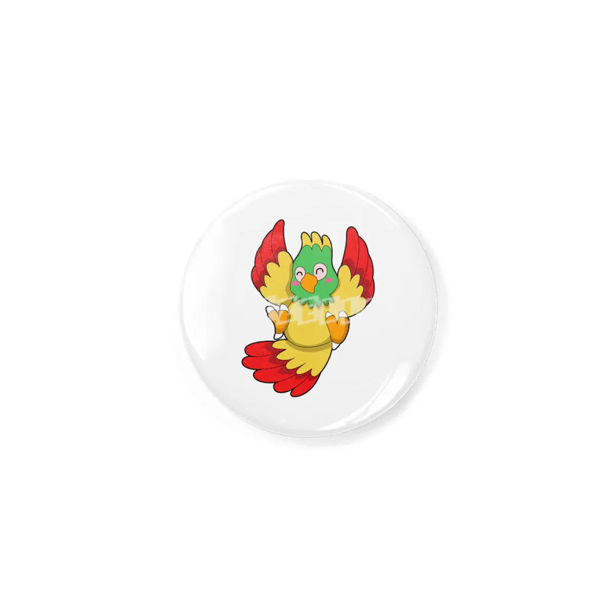 Parrot with green Head Rozet