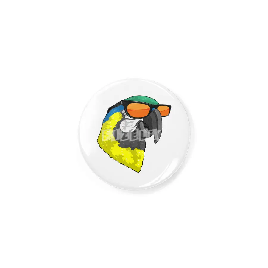 Parrot with Sunglasses Rozet