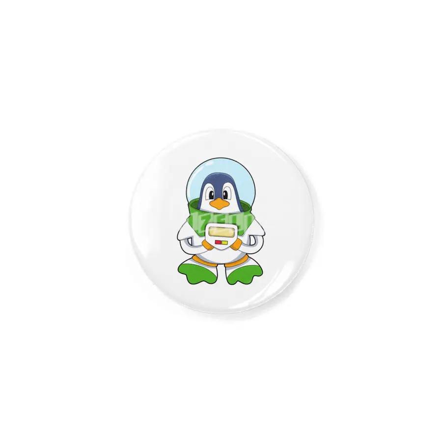 Penguin as Astronaut with Costume Rozet