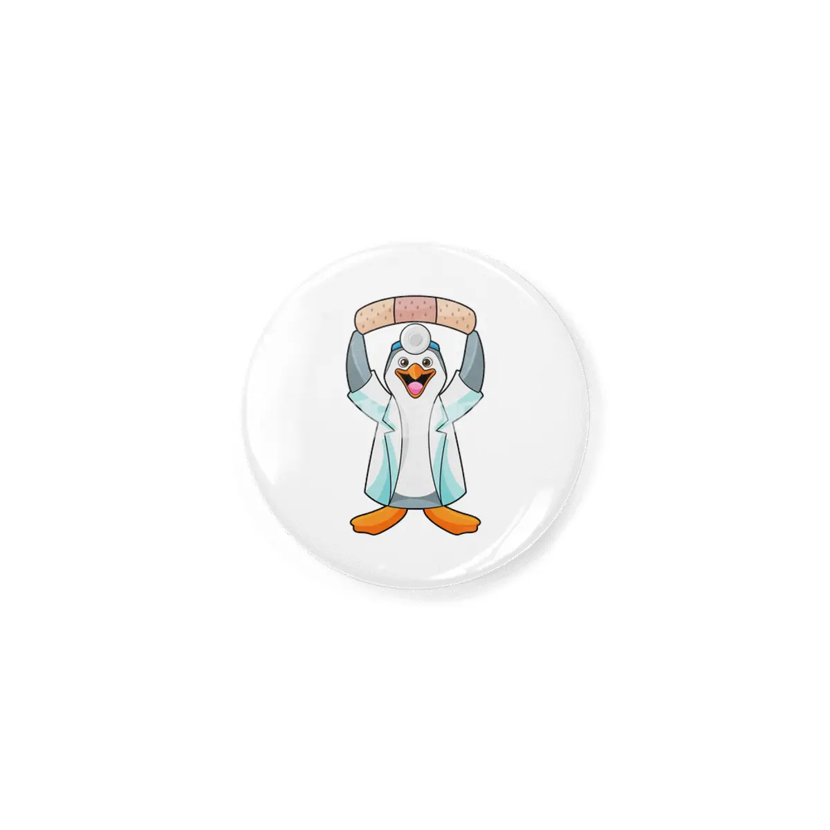 Penguin as Doctor with Plaster Rozet