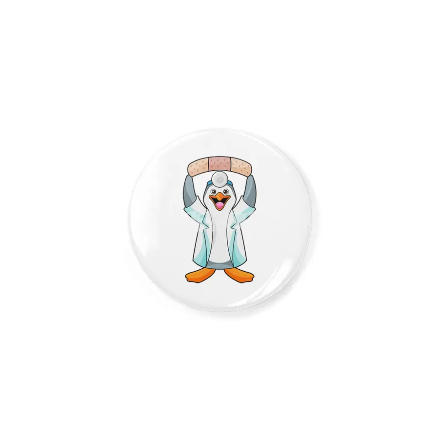 Penguin as Doctor with Plaster Rozet