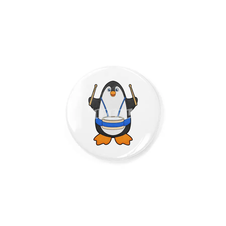 Penguin as Musician with Drum Rozet