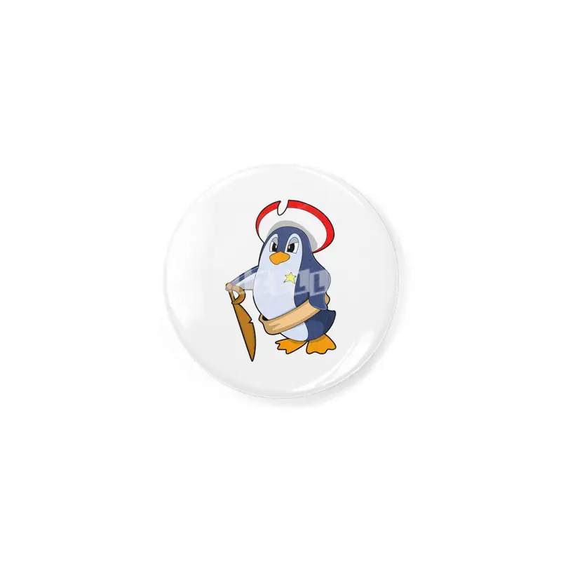 Penguin as Pirate with Hat Rozet