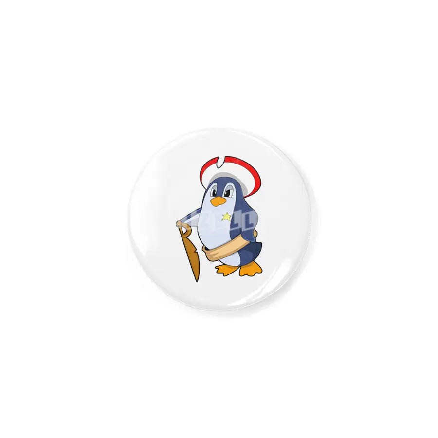 Penguin as Pirate with Hat Rozet