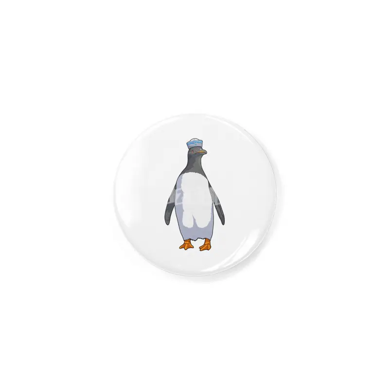 Penguin as Sailor with Hat Rozet